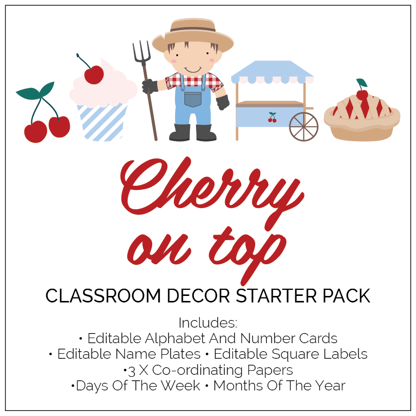 Cherry On Top | Classroom Decor Starter Pack