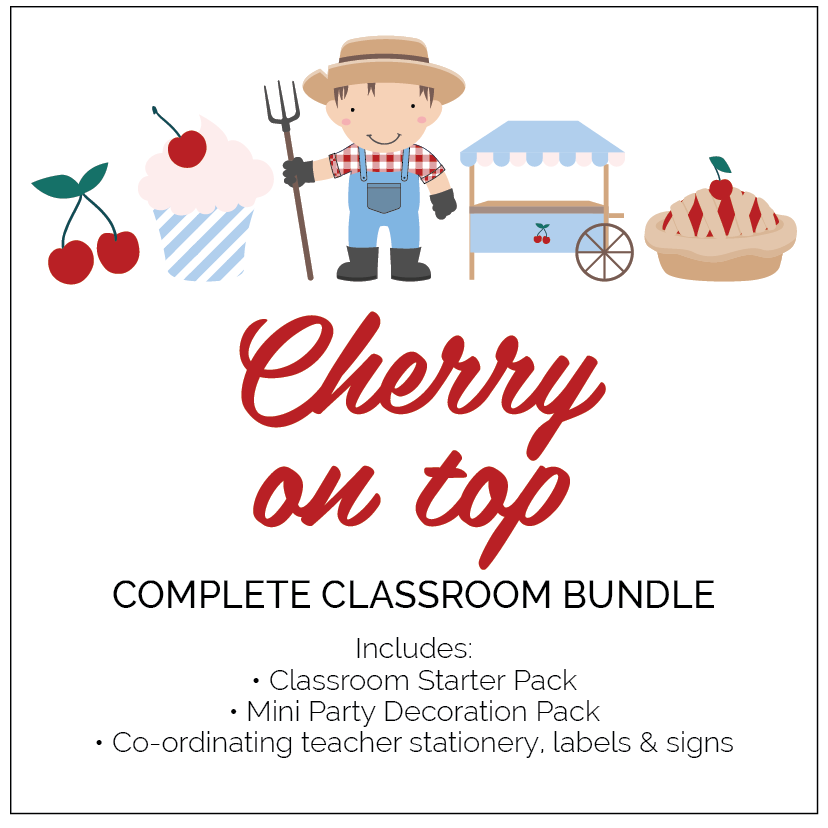 Cherry On Top | Complete Classroom Decor Bundle