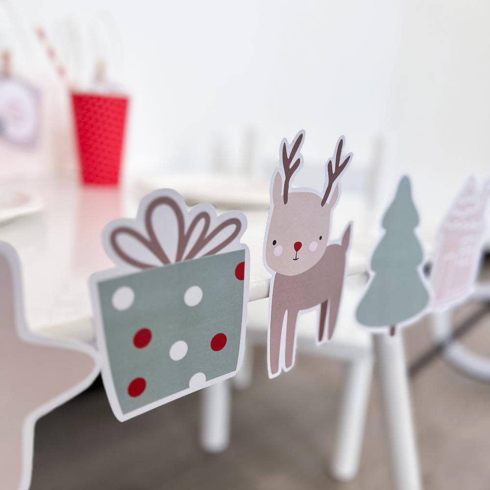 Christmas themed cut outs for party and classroom 