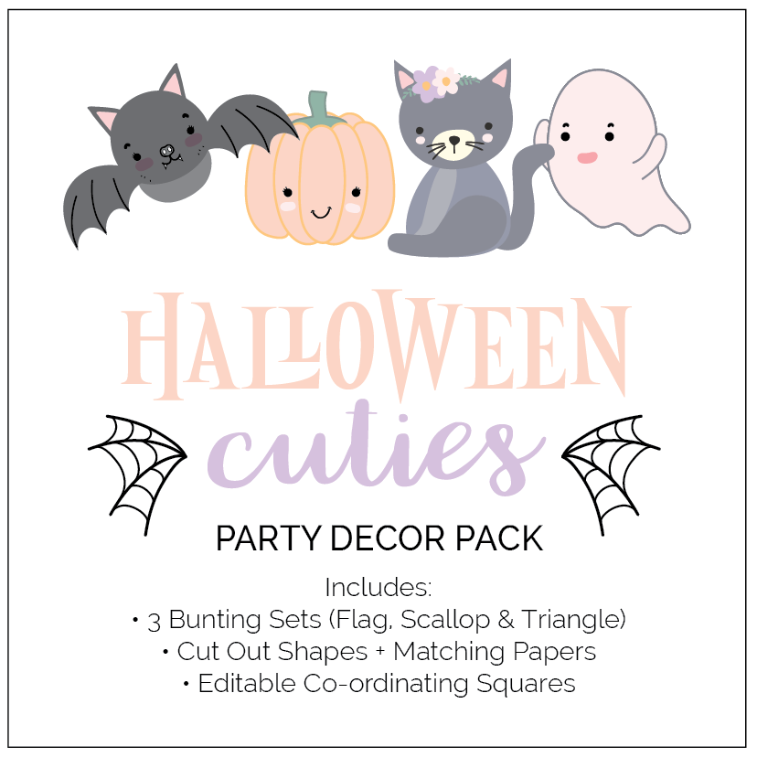 Cute pastel halloween printables