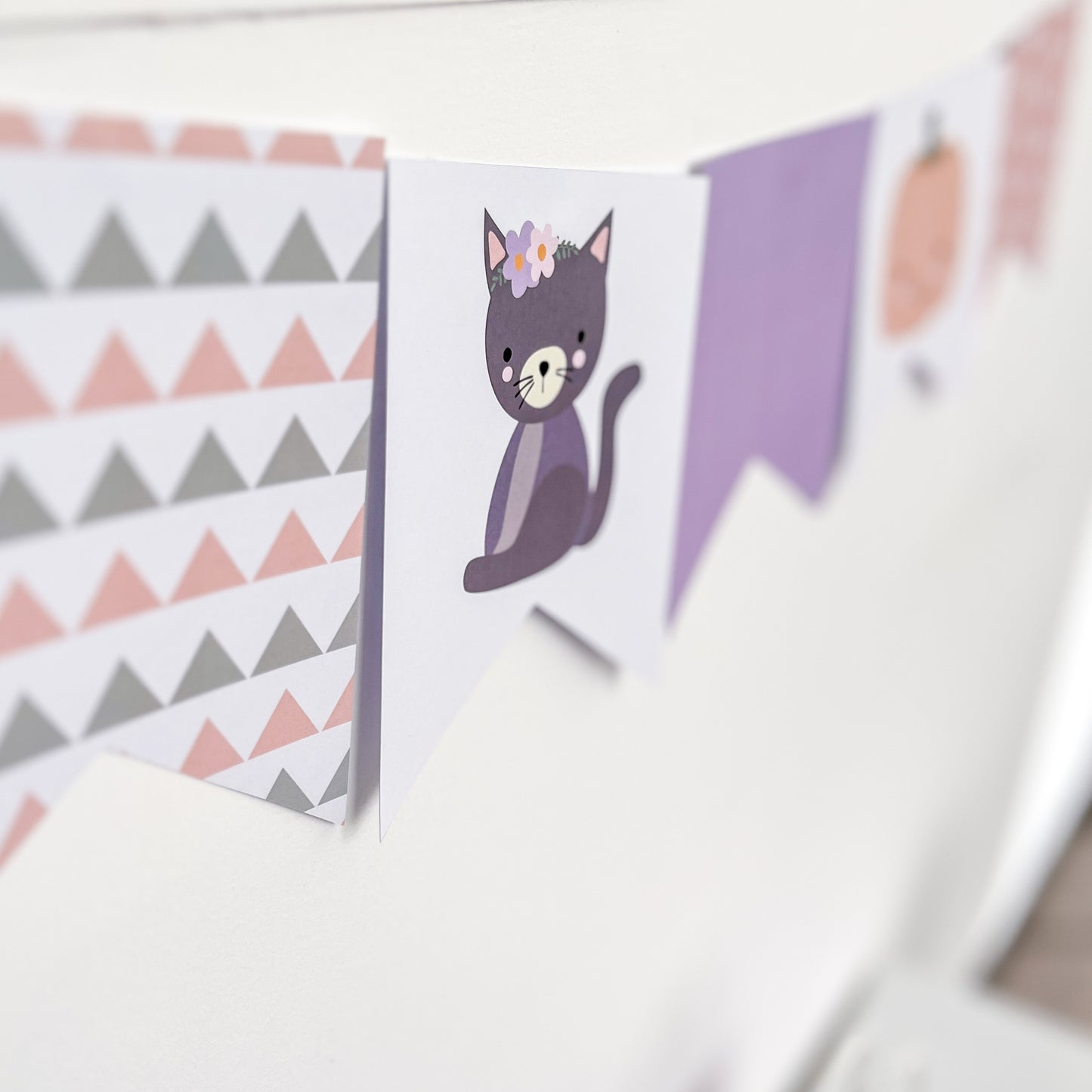 Pastel Halloween bunting