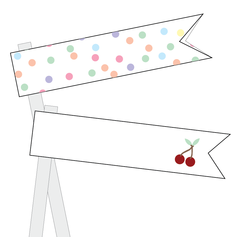 Ice cresam party minmi flags - The Printable Place