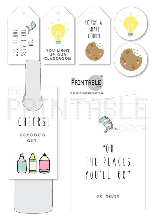 You light up the classroom gift set - The Printable Place